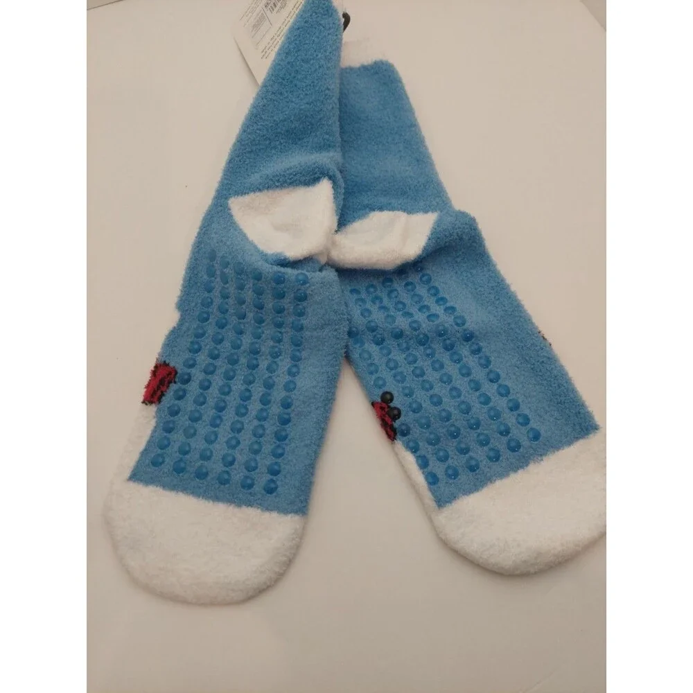 Northeast Outfitters Cozy Cabin Women's Size 5 10 Festive Socks Blue Polar Bear